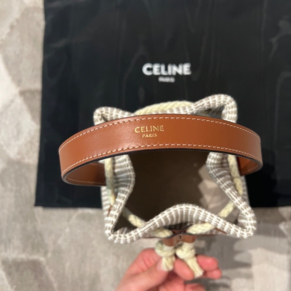 Celine Teen Drawstring Bucket - Picture 4 of 13